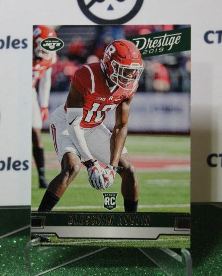 2019 PANINI PRESTIGE BLESSUAN AUSTIN # 300 ROOKIE NFL NEW YORK JETS GRIDIRON CARD