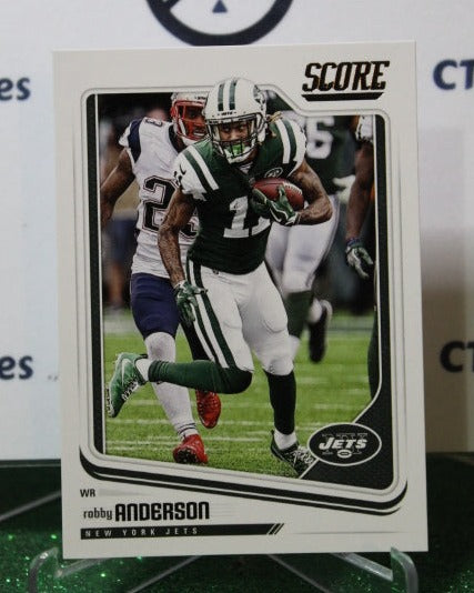 2018 PANINI SCORE ROBBY ANDERSON # 242 NFL NEW YORK JETS GRIDIRON CARD