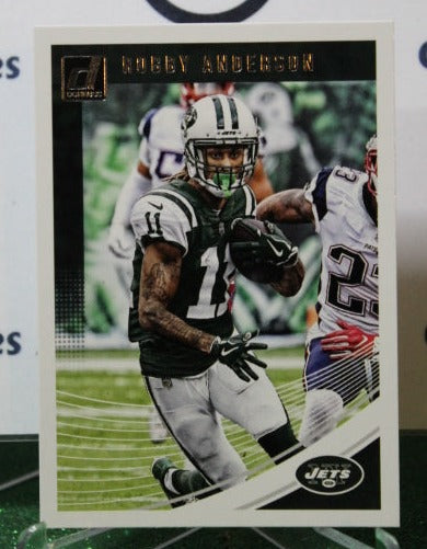 2018 PANINI DONRUSS ROBBY ANDERSON # 211 NFL NEW YORK JETS GRIDIRON CARD