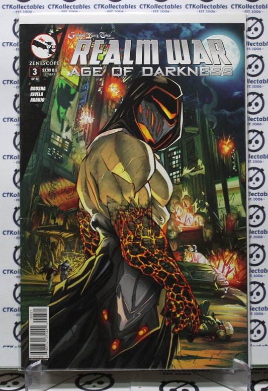 REALM WAR # 3 AGE OF DARKNESS GRIMM FAIRY TALES VARIANT VF ZENESCOPE 2014