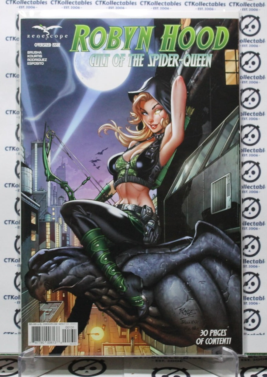 ROBYN HOOD # 1 CULT OF THE SPIDER=QUEEN VARIANT NM ZENESCOPE 2021