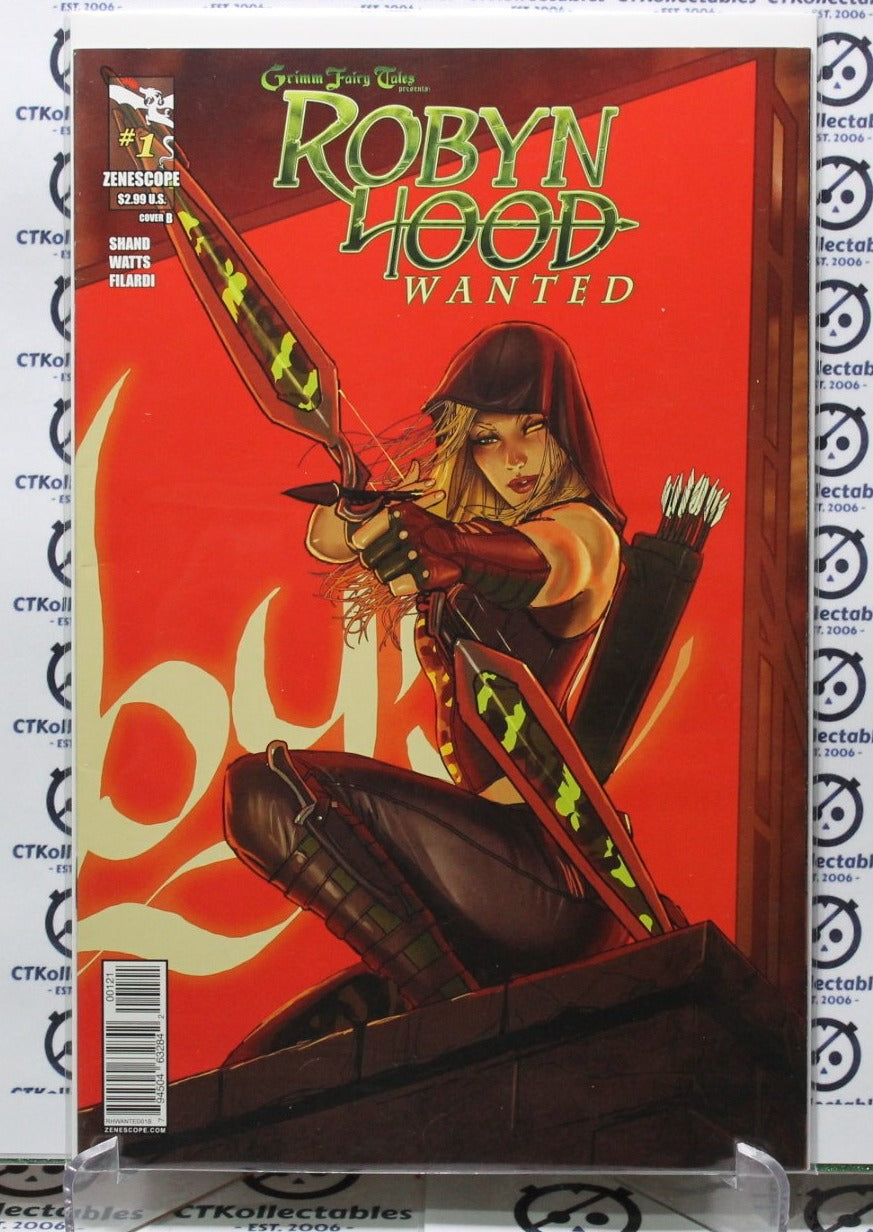 ROBYN HOOD # 1 WANTED VARIANT COVER GRIMM FAIRY TALES VF ZENESCOPE 2013