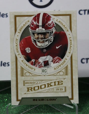 2019 PANINI LEGACY JOSH JACOBS # 178 ROOKIE NFL OAKLAND RAIDERS GRIDIRON CARD