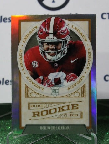 2019 PANINI LEGACY JOSH JACOBS # 178 PRIZM ROOKIE NFL OAKLAND RAIDERS GRIDIRON CARD