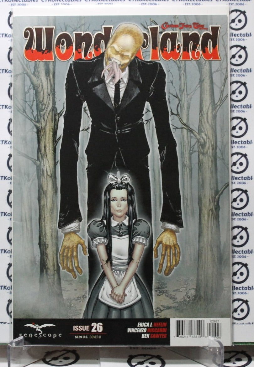 WONDERLAND #26 SLENDER MAN GRIMM FAIRY TALES VARIANT ZENESCOPE VF COMIC BOOK 2014