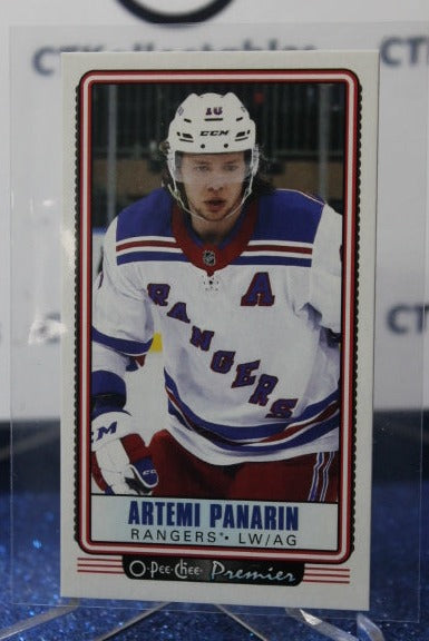 2021-22 O-PEE-CHEE PREMIER ARTEMI PANARIN # P-32 TALLBOYS NEW YORK RANGERS NHL HOCKEY CARD