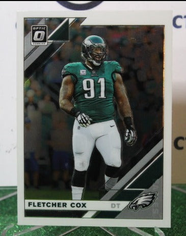 2019 PANINI DONRUSS OPTIC FLETCHER COX # 80 NFL PHILADELPHIA EAGLES GRIDIRON CARD