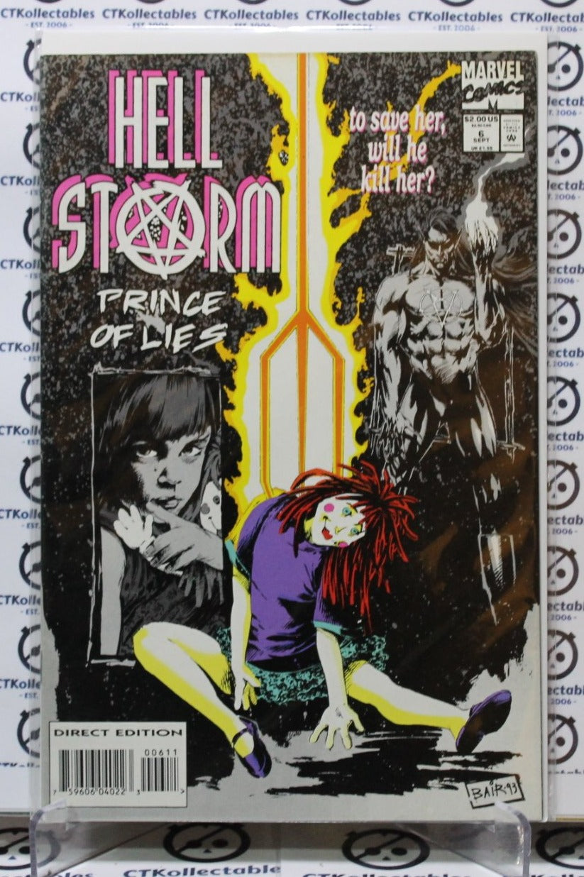 HELLSTORM # 6 PRINCE OF LIES VF MARVEL COMIC BOOK 1993