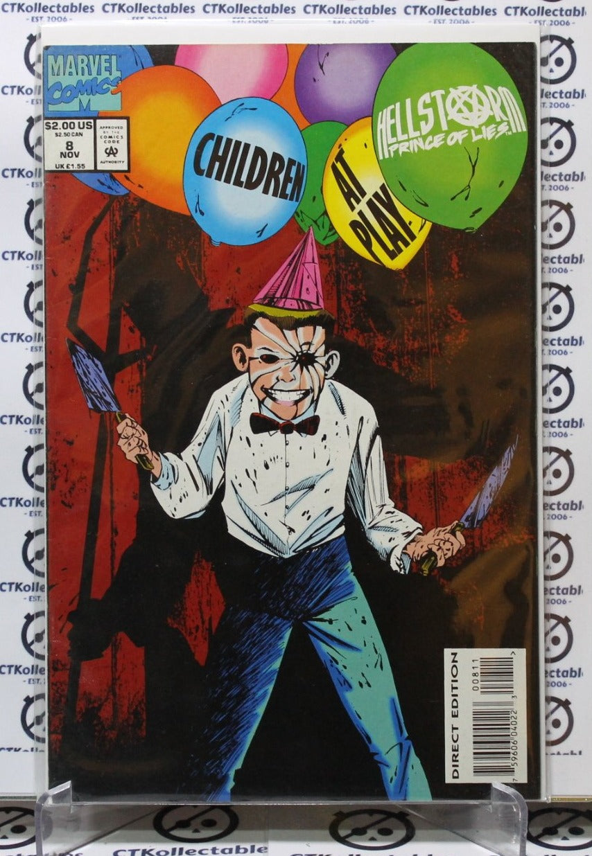 HELLSTORM # 8 PRINCE OF LIES VF MARVEL COMIC BOOK 1993