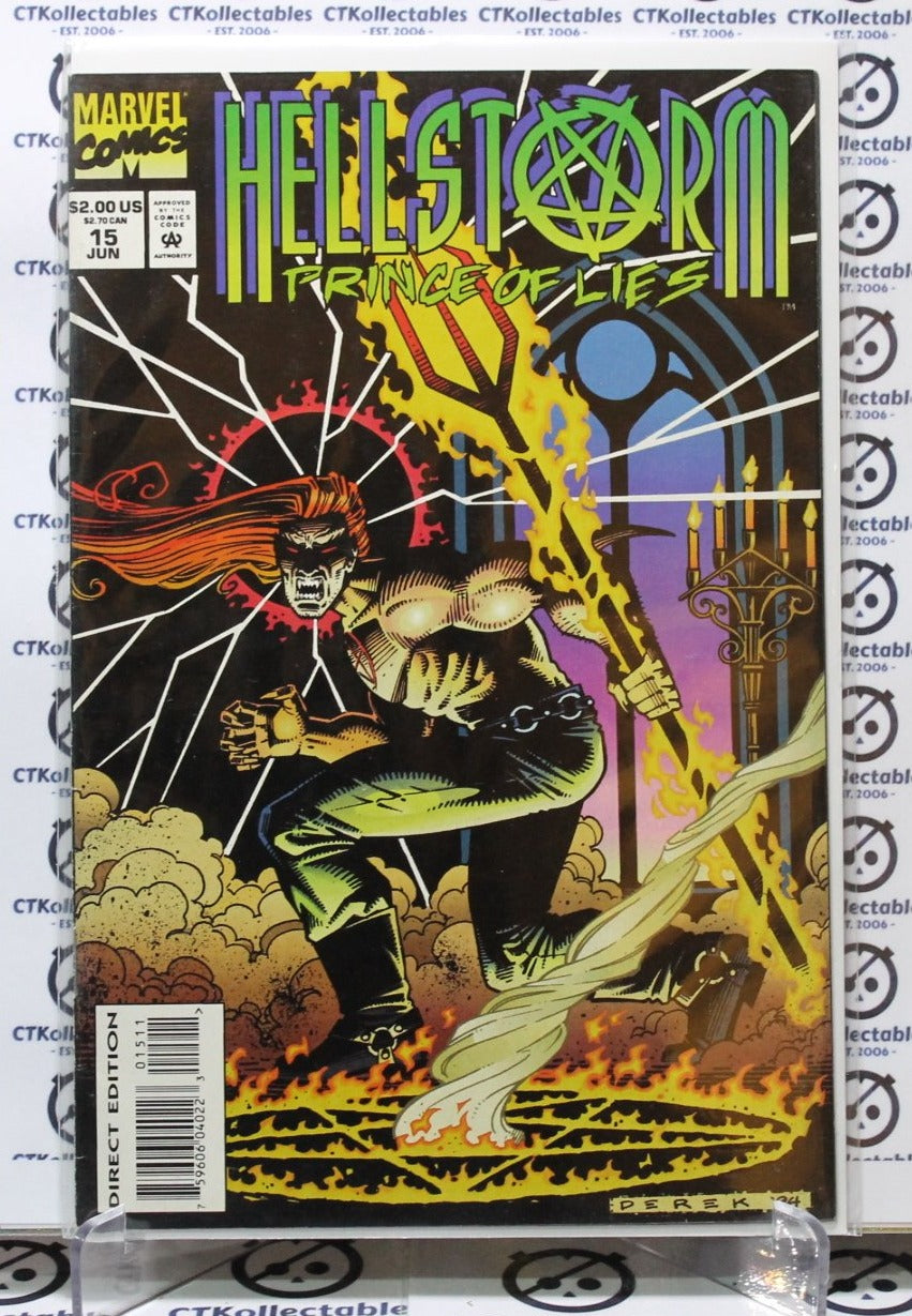 HELLSTORM # 15 PRINCE OF LIES VF MARVEL COMIC BOOK 1994
