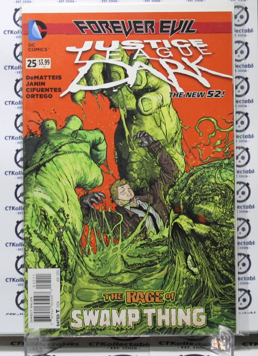 JUSTICE LEAGUE DARK # 25 FOREVER EVIL DC COMICS NM 2014 SWAMP THING