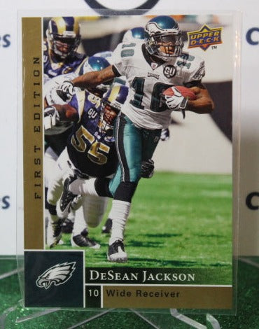 2009 UPPER DECK DESEAN JACKSON # 114 GOLD NFL PHILADELPHIA EAGLES GRIDIRON CARD