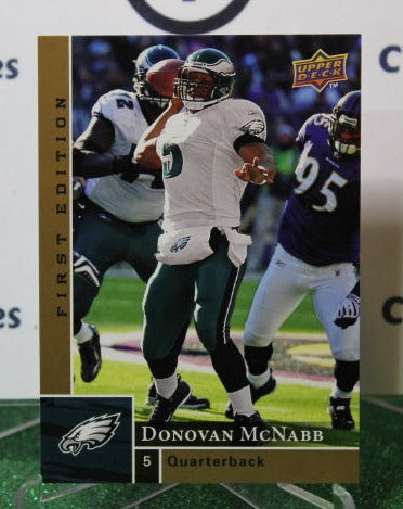 2009 UPPER DECK DONOVAN McNABB # 115 GOLD NFL PHILADELPHIA EAGLES GRIDIRON CARD