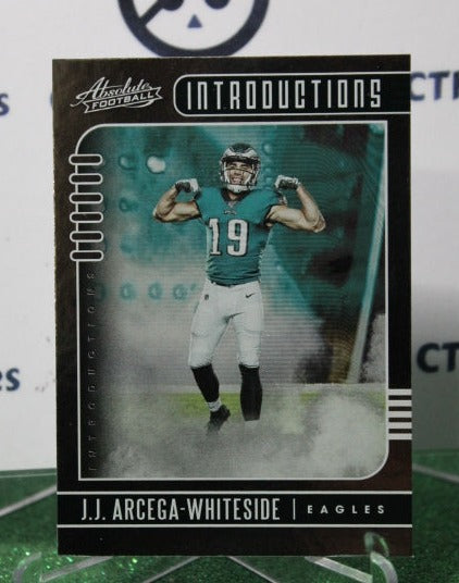2019 PANINI ABSOLUTE J.J. ARCEGA-WHITESIDE # 11 ROOKIE INTRODUCTIONS NFL PHILADELPHIA EAGLES GRIDIRON CARD
