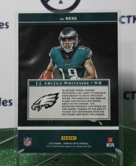 2019 PANINI DONRUSS OPTIC J.J. ARCEGA WHITESIDE # RES8 ELITE SERIES ROOKIES NFL PHILADELPHIA EAGLES GRIDIRON CARD