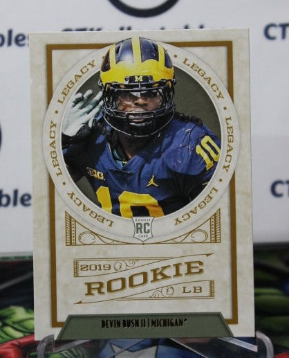 2019 PANINI LEGACY DEVIN BUSH II # 158 ROOKIE NFL PITTSBURGH STEELERS GRIDIRON CARD