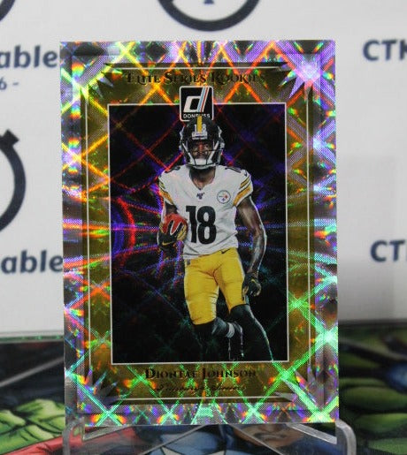 2019 PANINI DONRUSS DIONTAE JOHNSON # ESR-24 ROOKIE NFL PITTSBURGH STEELERS GRIDIRON CARD