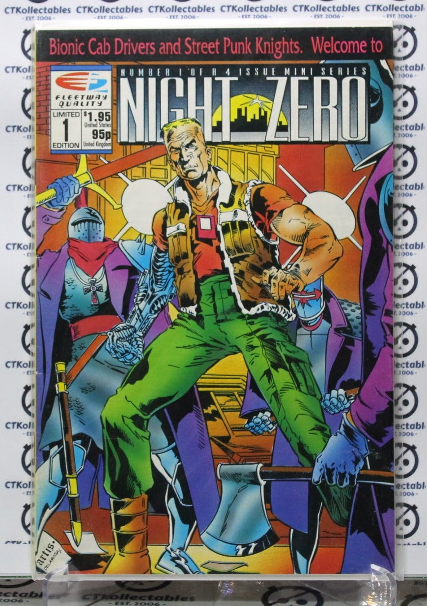 NIGHT ZERO # 1 NM FLEETWAY QUALITY COMICS MATURE COMIC BOOK