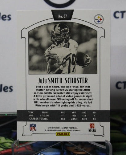 2019 PANINI LEGACY JUJU SMITH-SCHUSTER # 87 NFL PITTSBURGH STEELERS GRIDIRON CARD