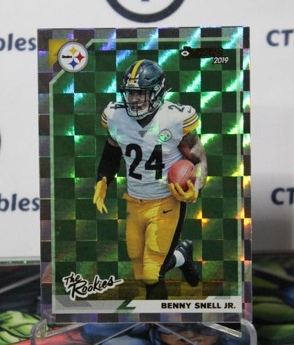 2019 PANINI DONRUSS BENNY SNELL JR. # TR-35 ROOKIE NFL PITTSBURGH STEELERS GRIDIRON CARD