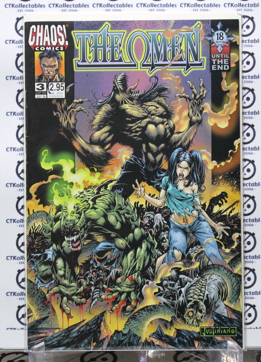 THE OMEN # 3 CHAOS COMICS VF HORROR COMIC BOOK 1998