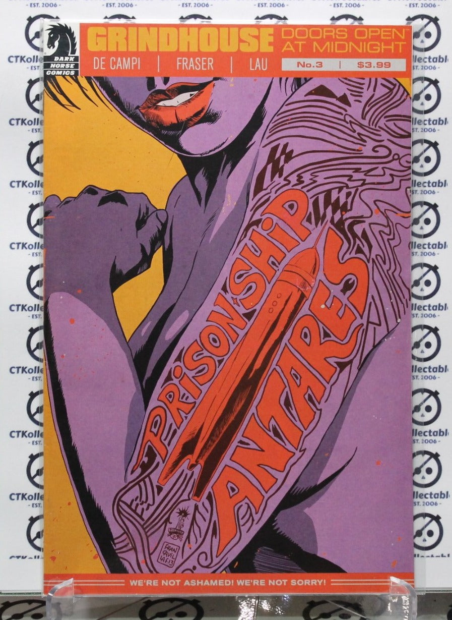 PRISON SHIP ANTARES # 3 GRINDHOUSE NM DARK HORSE COMICS MATURE COMIC BOOK 2013