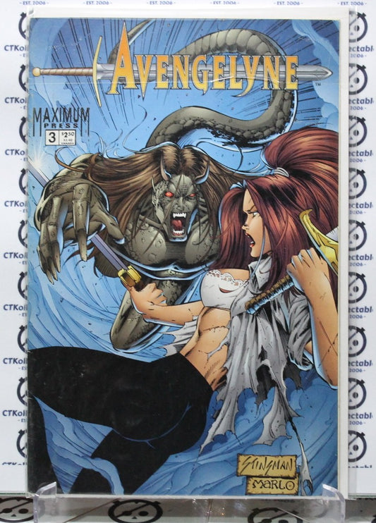 PRIEST # 1 SPECIAL PREVIEW EDITION AVENGELYNE VF MAXIMUM PRESS FLIP COMIC BOOK