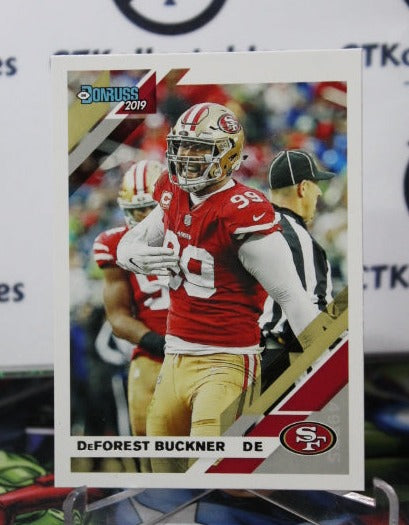 2019 PANINI DONRUSS DeFOREST BUCKNER # 222 NFL SAN FRANCISCO 49ERS GRIDIRON CARD