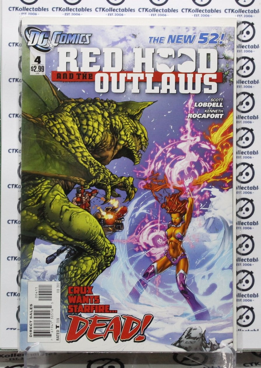RED HOOD AND THE OUTLAWS # 4 VF DC COMICS COMIC BOOK 2012