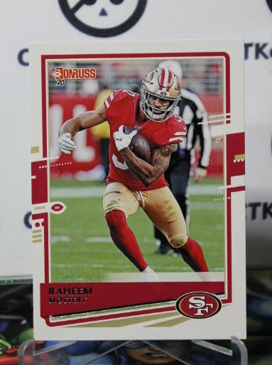 2020 PANINI DONRUSS RAHEEM MOSTERT # 16 NFL SAN FRANCISCO 49ERS GRIDIRON CARD