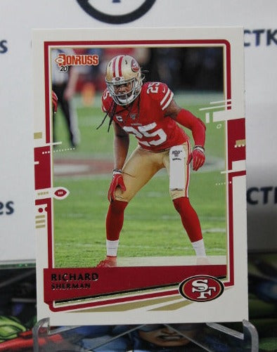 2020 PANINI DONRUSS RICHARD SHERMAN # 13 NFL SAN FRANCISCO 49ERS GRIDIRON CARD