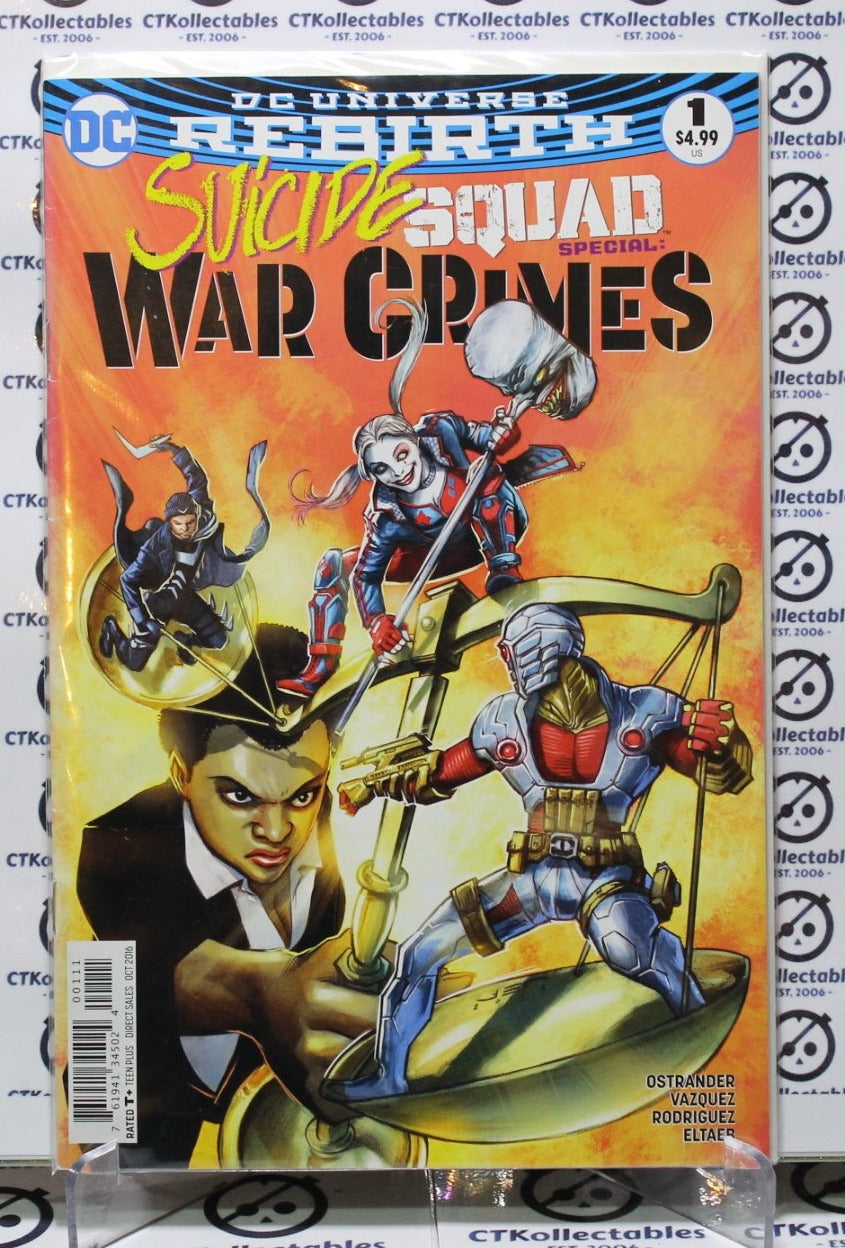 SUICIDE SQUAD # 1 REBIRTH WAR CRIMES NM DC UNIVERSE COMIC BOOK 2016