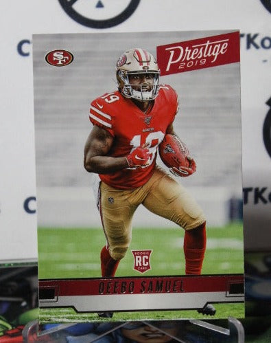 2019 PANINI PRESTIGE DEEBO SAMUEL # 217 ROOKIE NFL SAN FRANCISCO 49ERS GRIDIRON CARD