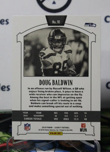 2019 LEGACY DOUG BALDWIN # 91 NFL SEATTLE SEAHAWKS GRIDIRON CARD