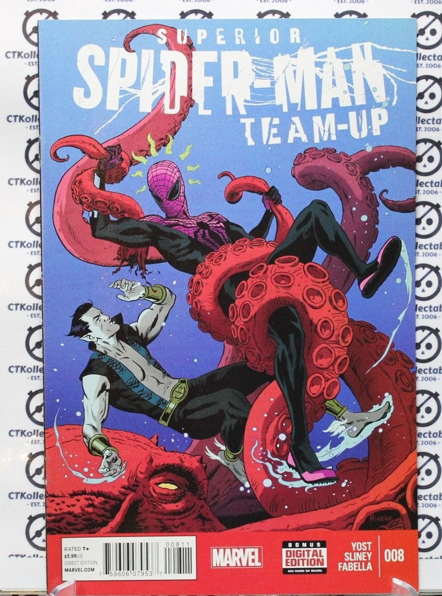 SUPERIOR SPIDER-MAN # 008 TEAM-UP NM / VF MARVEL COMIC BOOK 2014