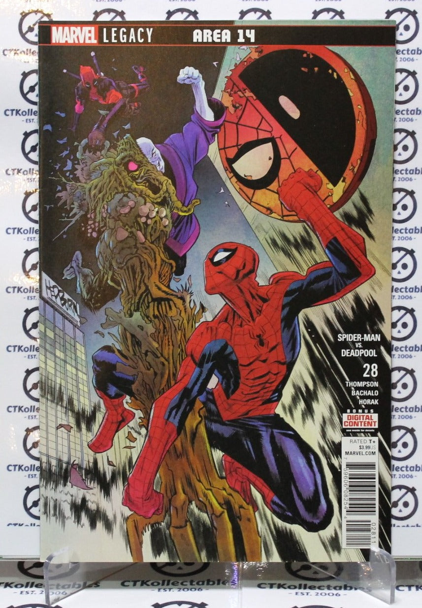 SPIDER-MAN VS DEADPOOL # 28 NM / VF MARVEL LEGACY AREA 14 COMIC BOOK 2018