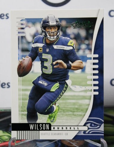 2019 PANINI ABSOLUTE RUSSELL WILSON # 91 GREEN NFL SEATTLE SEAHAWKS GRIDIRON CARD