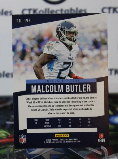 2019 PANINI PRESTIGE MALCOLM BUTLER # 148 NFL TENNESSEE TITANS GRIDIRON CARD