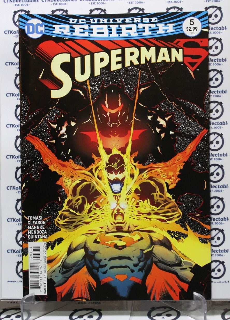 SUPERMAN # 5 NM DC UNIVERSE REBIRTH COMIC BOOK 2016