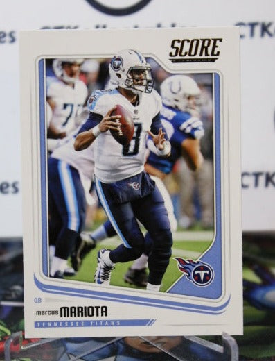 2018 PANINI SCORE MARCUS MARIOTA # 311 NFL TENNESSEE TITANS GRIDIRON CARD
