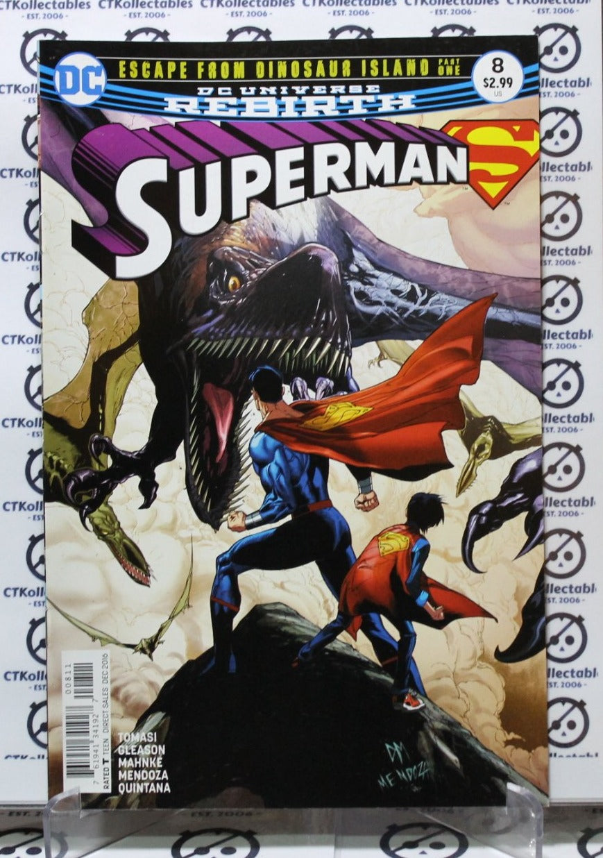 SUPERMAN # 8 NM DC UNIVERSE REBIRTH COMIC BOOK 2016