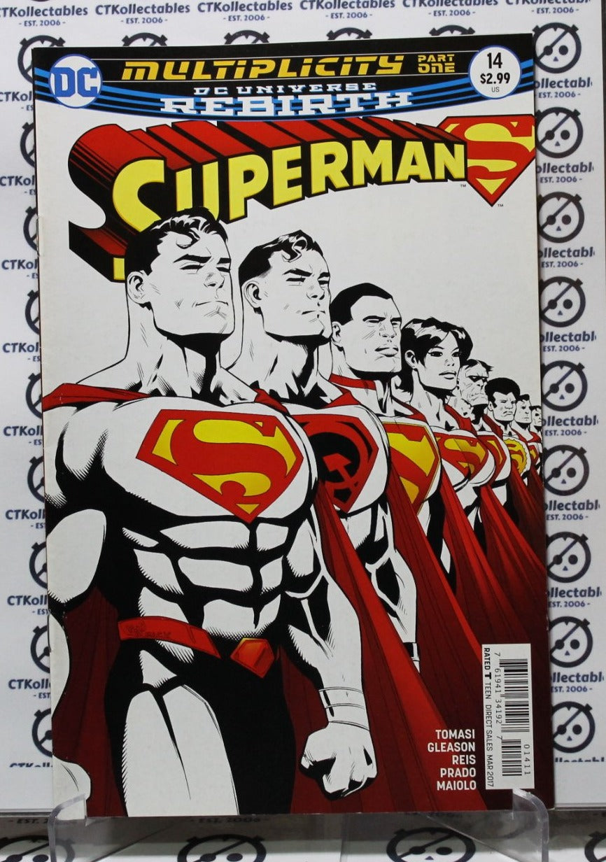 SUPERMAN # 14 NM DC UNIVERSE REBIRTH COMIC BOOK 2017