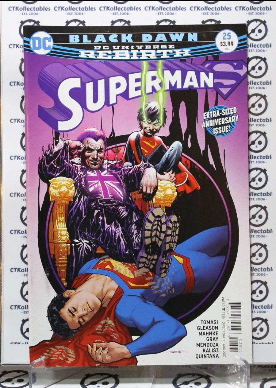 SUPERMAN # 25 NM DC UNIVERSE REBIRTH COMIC BOOK 2017