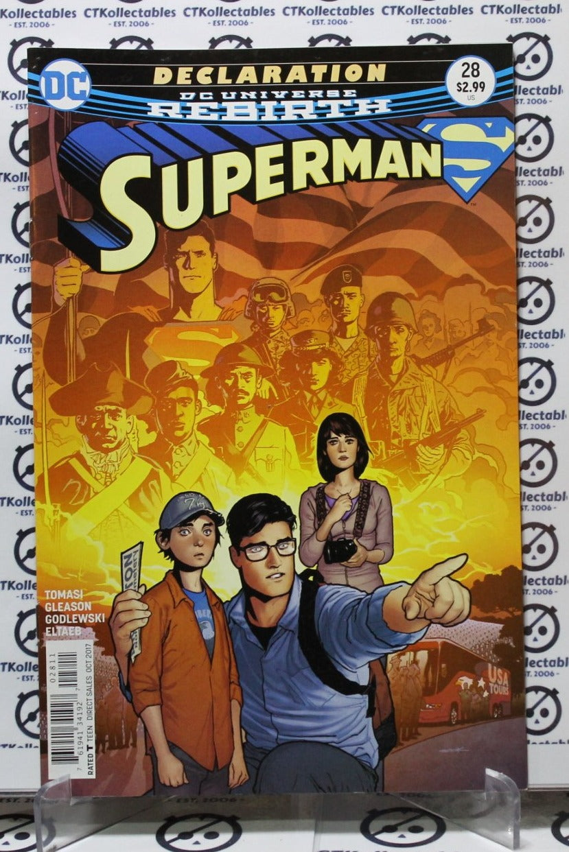 SUPERMAN # 28 NM DC UNIVERSE REBIRTH COMIC BOOK 2017