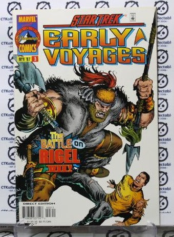 STAR TREK # 3 EARLY VOYAGES VF MARVEL COMIC BOOK 1997