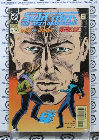 STAR TREK # 53 THE NEXT GENERATION VF DC COMIC BOOK 1993