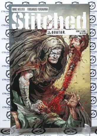 STITCHED # 14 VARIANT GORE NM AVATAR HORROR COMIC BOOK 2013