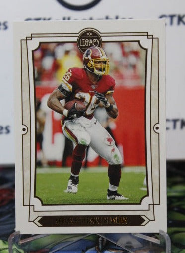 2019 PANINI LEGACY ADRIAN PETERSON # 100 NFL WASHINGTON REDSKINS GRIDIRON CARD