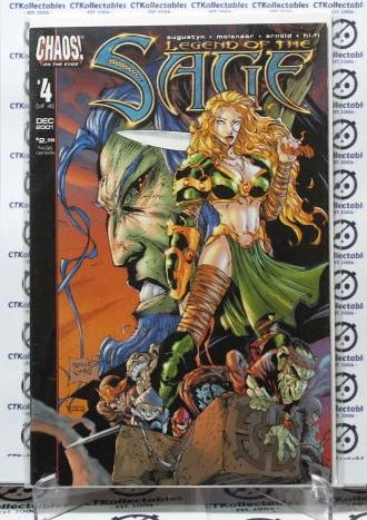 LEGEND OF THE SAGE # 4 VF CHAOS COMIC BOOK 2001