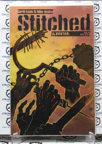 STITCHED # 5 VARIANT WRAP AROUND NM AVATAR HORROR COMIC BOOK 2012